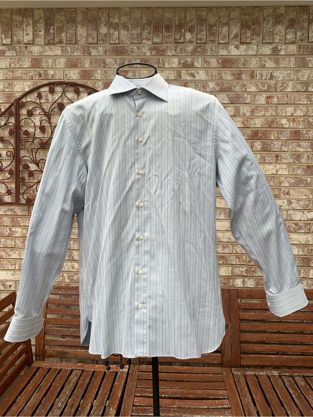 MAROL BOLOGNA $1400 Luxury Men’s Shirt 42 - 16.5 Made In Italy.